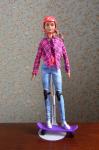 Mattel - Barbie - Made to Move - Skateboarder - кукла